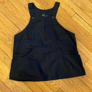 Black butter-soft, scrub vest top